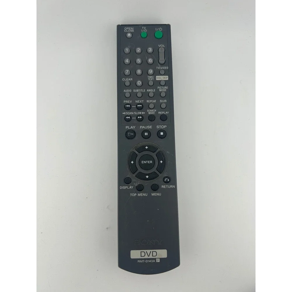 Sony RM‎ T015A B DVD Player Remote Control Black